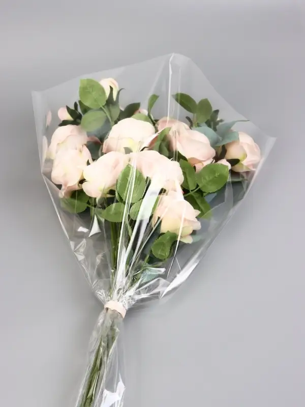 Пакет для цветов конус  Пакет для цветов конус "Алиса", прозрачный, 45 х 60 см