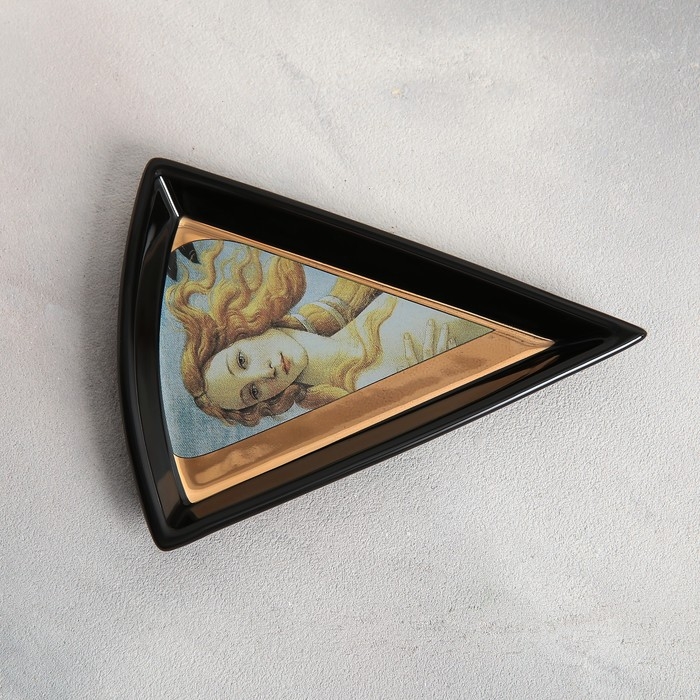 Чайная пара керамическая «Искусство», кружка 130 мл, блюдце 11х14.5 см, цвет чёрный Чайная пара керамическая «Искусство», кружка 130 мл, блюдце 11х14.5 см, цвет чёрный