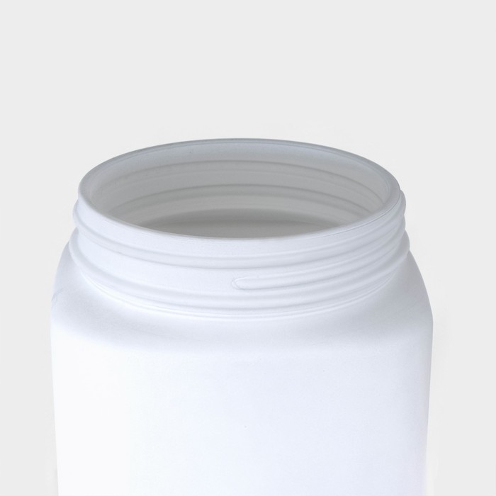 Банка стеклянная для сыпучих продуктов «Любовь на кухне», 1 л, цвет белый