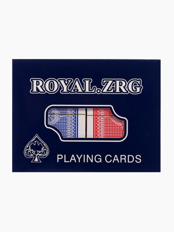 Карты игральные 54 шт Royal, карта 5.6 х 8.6 см, набор 2 колоды, 250 г Карты игральные 54 шт Royal, карта 5.6 х 8.6 см, набор 2 колоды, 250 г