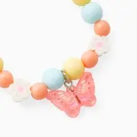 Браслет детский &laquo;Выбражулька. Бабочка с бусинами&raquo;, d=6 см, разноцветный