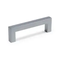 Ручка-скоба CAPPIO SQUARE RSC008, нержавеющая сталь, м/о 97 мм, графит