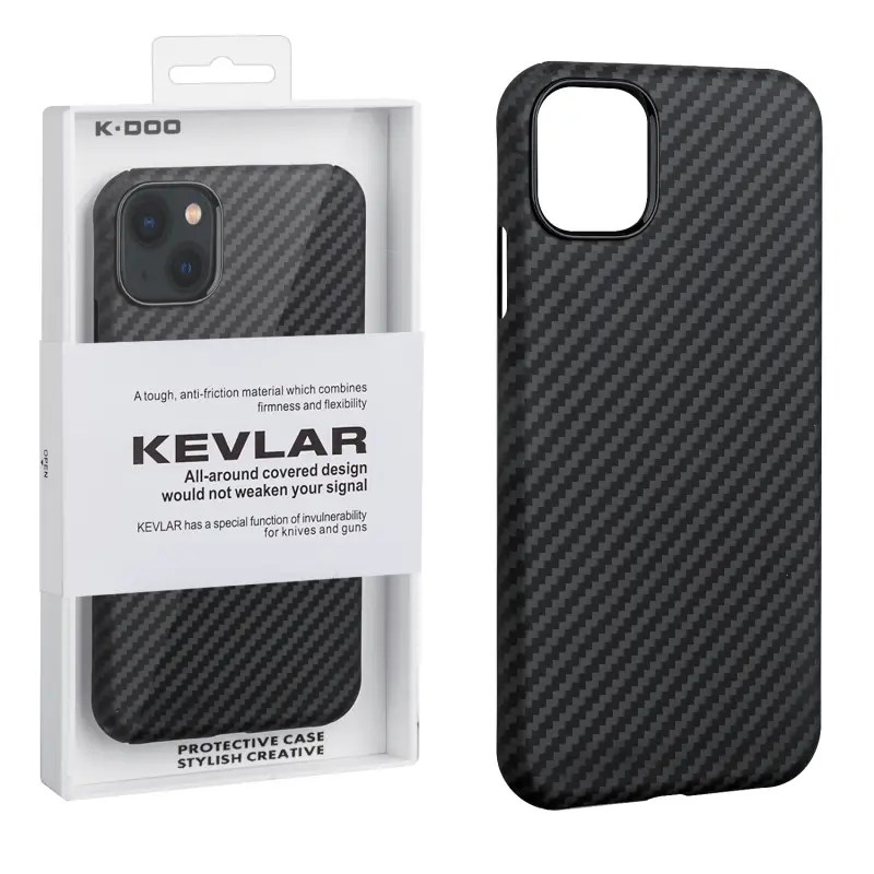 Чехол iPhone 13 Kevlar Black K-DOO