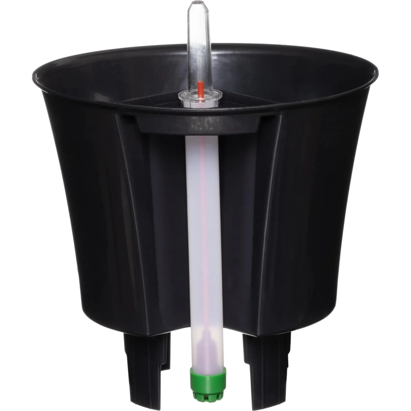 Горшок цветочный с автополивом КОМФОРТ 3,5л белый ПИ-25-9ТХ