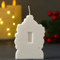 Свеча новогодняя "Куранты. Барельеф" 5,4х1,7х8 см