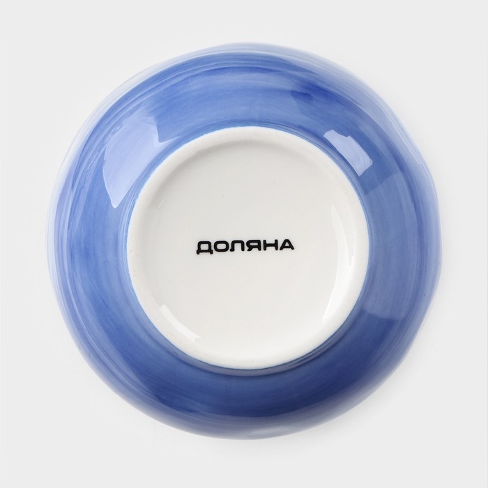 Сахарница фарфоровая с крышкой Доляна «Космос», 400 мл, цвет синий Сахарница фарфоровая с крышкой Доляна «Космос», 400 мл, цвет синий
