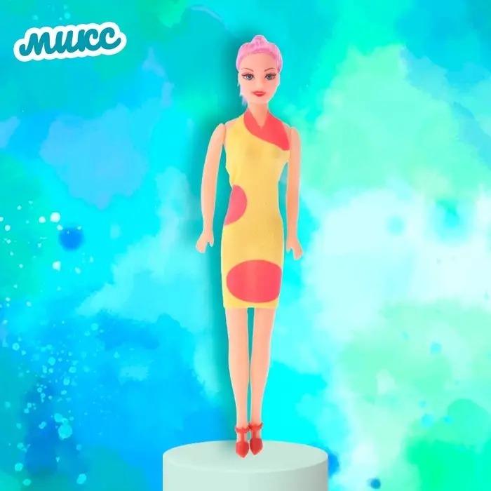 Кукла-модель «Оленька» в вечернем платье, МИКС Кукла-модель «Оленька» в вечернем платье, МИКС