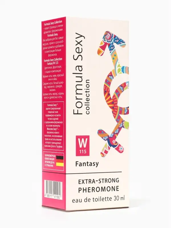 Туалетная вода женская с феромонами Formula Sexy collection Fantasy W115, 30 мл