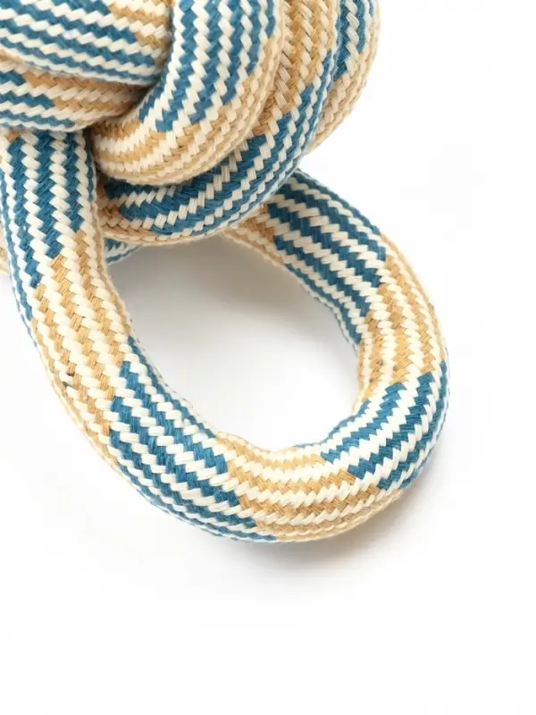 Игрушка для больших собак канатная &laquo;Огромный мяч с петлей&raquo;, до 25 см, до 340 г