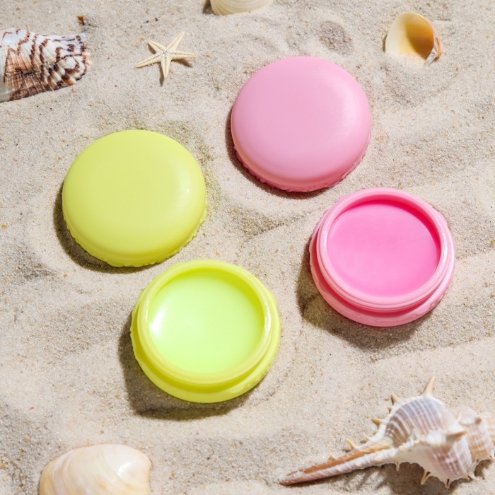 Набор из двух бальзамов для губ «Клубника», «Персик» Набор из двух бальзамов для губ «Клубника», «Персик»