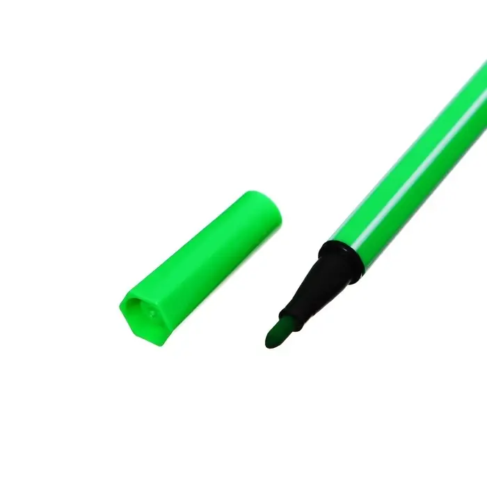 Фломастеры 12 цветов &laquo;Утка в очках&raquo;, в пластиковом пенале, МИКС