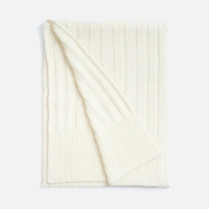 Шарф Bellish, белый (ванильный)