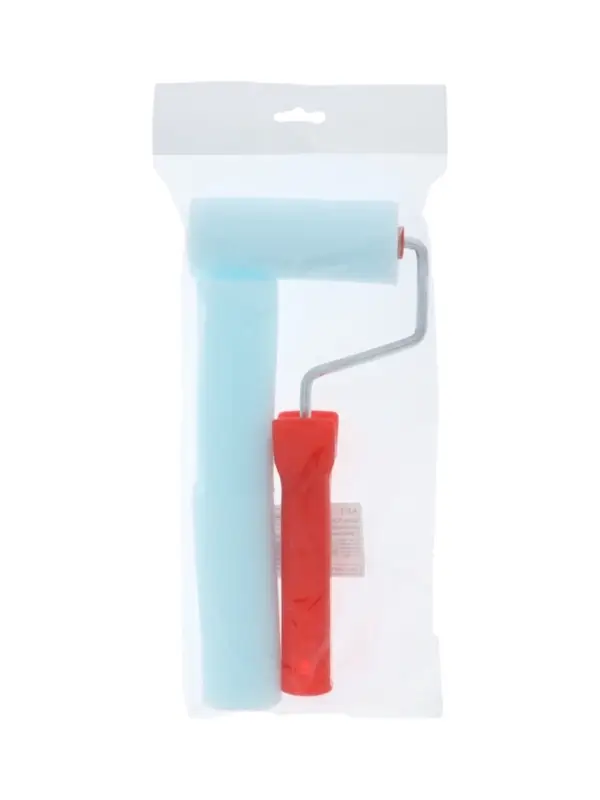 Валик ЛОМ, поролон, 100 мм, рукоятка d=6 мм, D=16 мм, 2 запасных шубки