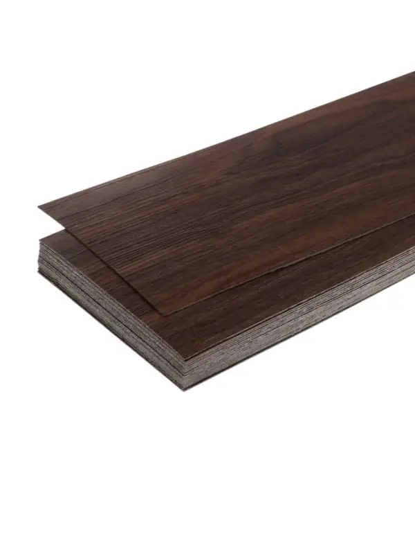 Плитка виниловая самоклеящаяся 91х15 см, дуб коричневый