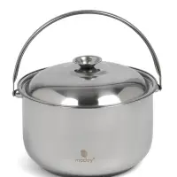 Котелок походный maclay, 24 см, с крышкой, нержавеющая сталь