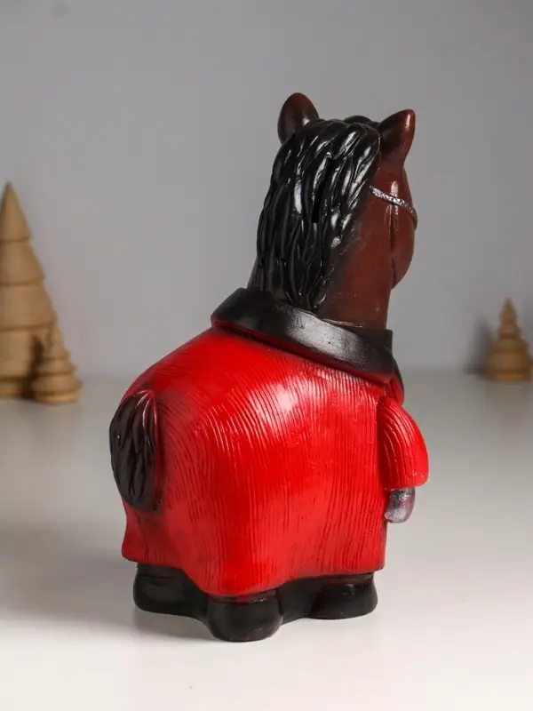 Копилка Копилка "Конь в пальто" 22,5х18х13 см, коричневый