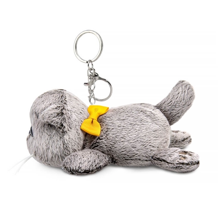 Мягкая игрушка "Басик с бантиком лежачий", 11 см Kta-001