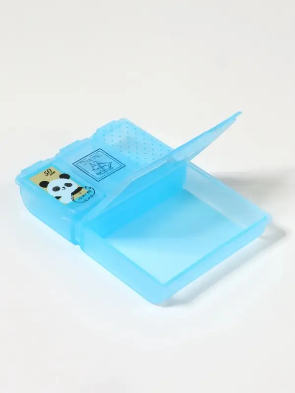 Таблетница, 9.2×6.5×1.6 см, 4 секции, МИКС Таблетница, 9.2×6.5×1.6 см, 4 секции, МИКС