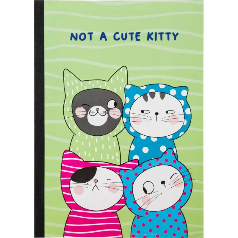Тетрадь общая So Many Cats 60л, B5, блок бел, клетка,в ассортимент