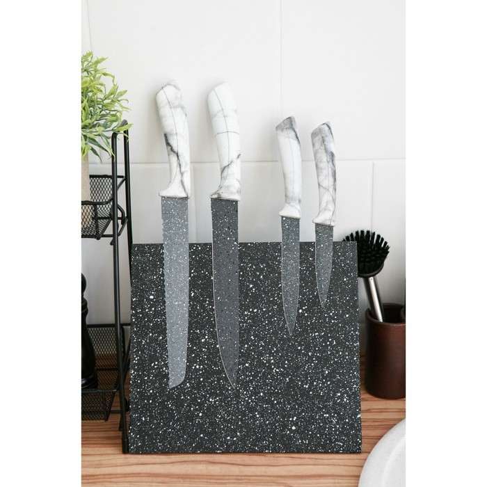 Нож кухонный универсальный Доляна «Мрамор», лезвие 12,5 см