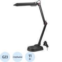 Светильник настольный ЭРА NL-202-G23-11W-BK черный (6/162)