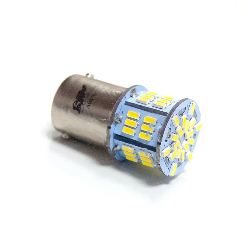 S009A T15/белый/(BA15S) 54SMD 3014 10-30V 1 contact, коробка 2 шт.