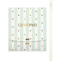 Коробка подарочная складная, упаковка, &laquo;Сюрприз&raquo;, 20&times;18&times;5 см, БЕЗ ЛЕНТЫ