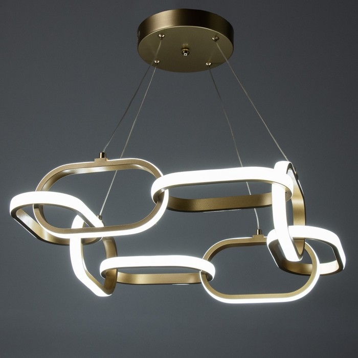 Светильник Светильник "Катена" LED 110Вт 6000К золото 53х53х120 см BayerLux