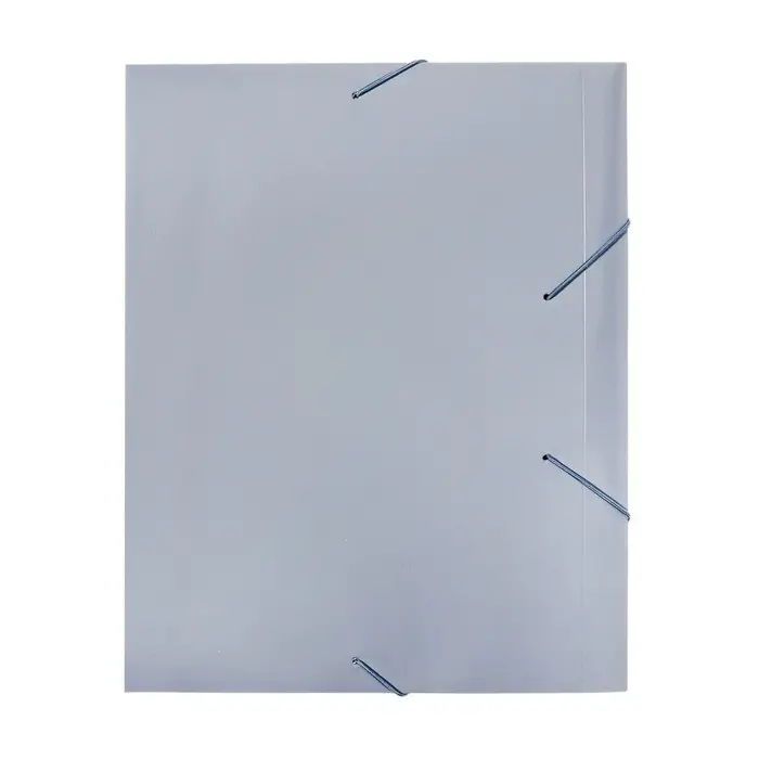 Папка-короб на резинке А4, 500 мкм, Calligrata, корешок 25 мм, до 230 листов, тиснение &laquo;песок&raquo;, серая