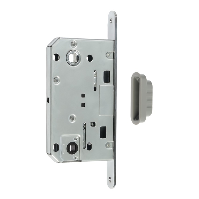 Защелка врезная магнитная LOCKLAND ZLK5CP, цвет хром, м/о 96 мм.