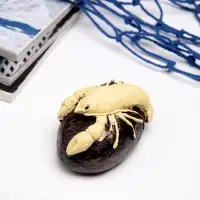 Фигурка полистоун &laquo;Рак на камне&raquo;, 10&times;6&times;5 см