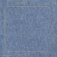 Набор заплаток джинсовых, клеевые, лист 10&times;18 см, 10 шт., цвет светлая джинса