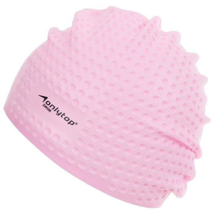 Шапочка для плавания взрослая ONLYTOP, силиконовая, обхват 54-60 см Шапочка для плавания взрослая ONLYTOP, силиконовая, обхват 54-60 см