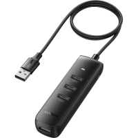 Разветвитель USB Ugreen CM416 (80657) USB 3.0 4-Port Hub. 1м/черный