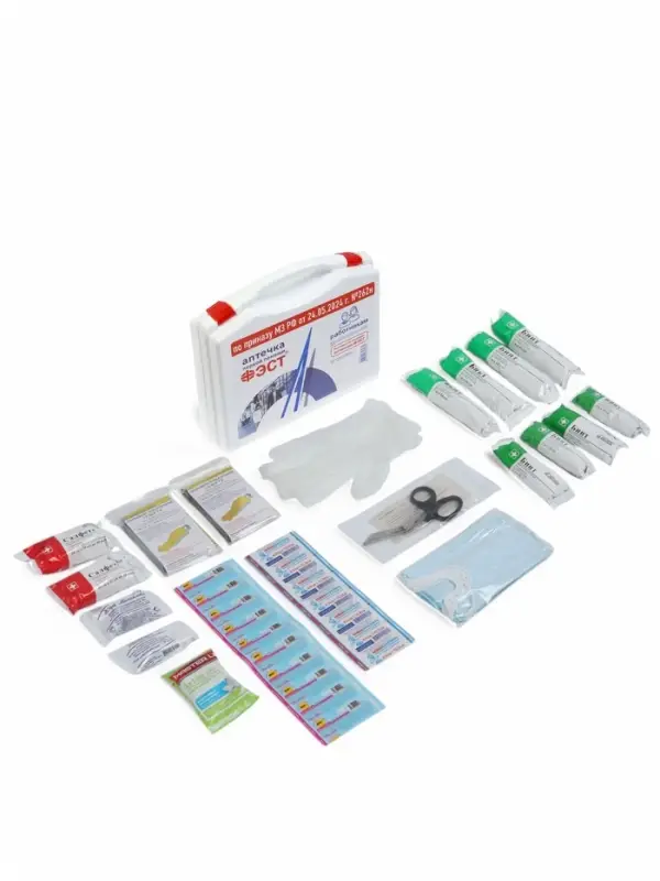 Аптечка для оказания первой помощи работникам &laquo;ФЭСТ&raquo;, приказ 262н, футляр 8 М