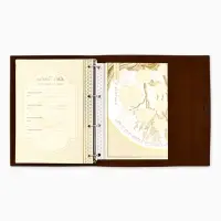 Родословная книга &laquo;Мусульманская&raquo;, зеленая, 31&times;22 см