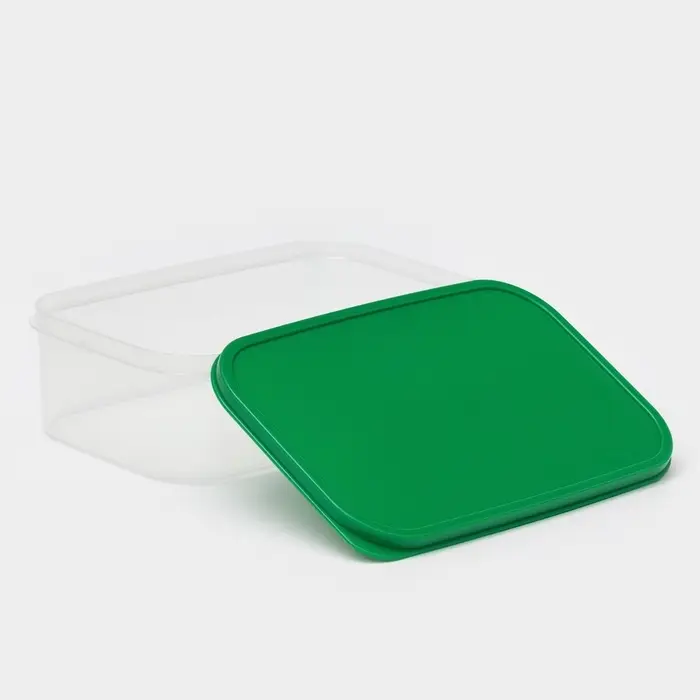 Контейнер пищевой Доляна,1,2 л, цвет зелёный Контейнер пищевой Доляна,1,2 л, цвет зелёный
