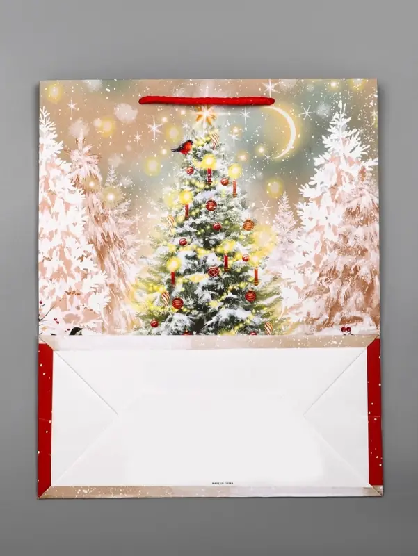 Пакет подарочный новогодний ламинированный, «Подготовка к Новому Году» , 26×12×32 см Пакет подарочный новогодний ламинированный, «Подготовка к Новому Году» , 26×12×32 см