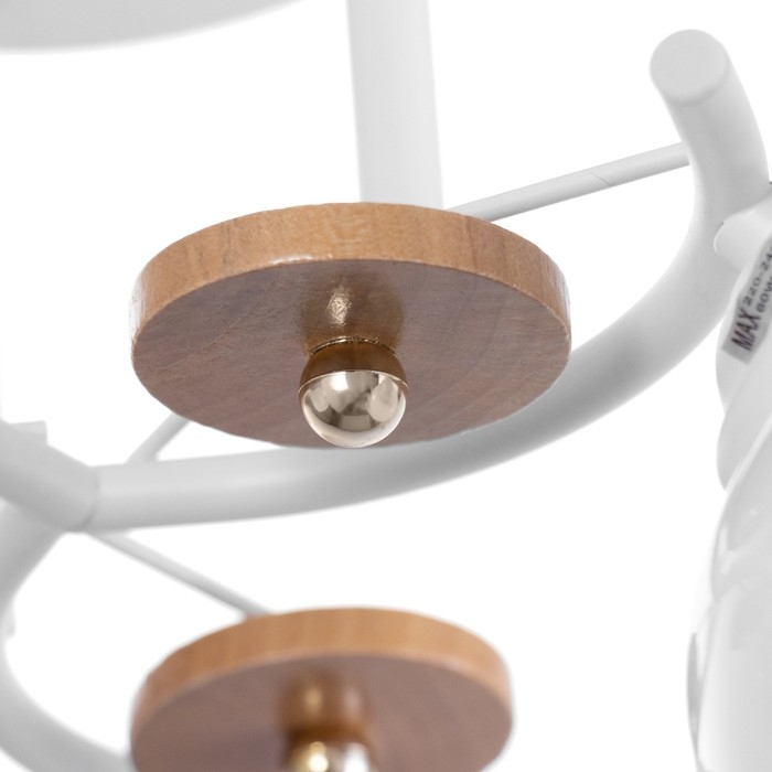 Люстра Люстра "Габриэль" 3х60Вт Е27 Белый 46х46х28см