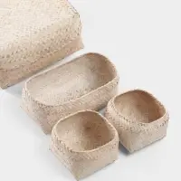 Набор плетёных корзин &laquo;Энди&raquo;, 28.5&times;28.5&times;18.5 см