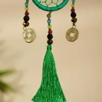 Брелок &laquo;Ловец снов&raquo;, 4&times;15 см, тёмно-зелёный