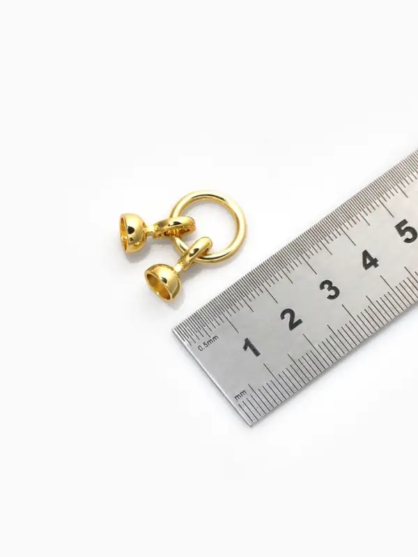 Замок-карабин с кольцом, 40*16*8 мм, медь, цвет золото Замок-карабин с кольцом, 40*16*8 мм, медь, цвет золото