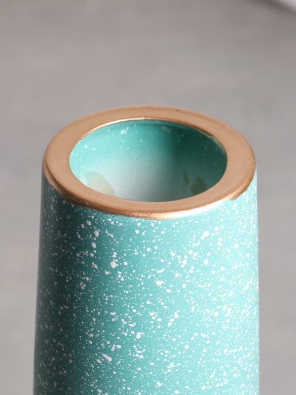 Ваза керамика напольная Ваза керамика напольная "Честер" классик, 60х12 см, зелёный