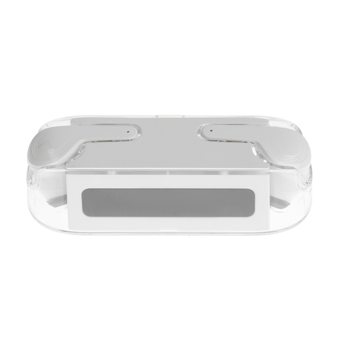 Наушники беспроводные KM12, TWS, вкладыши, BT 5.0, 30/200 мАч, прозрачные, белые Наушники беспроводные KM12, TWS, вкладыши, BT 5.0, 30/200 мАч, прозрачные, белые