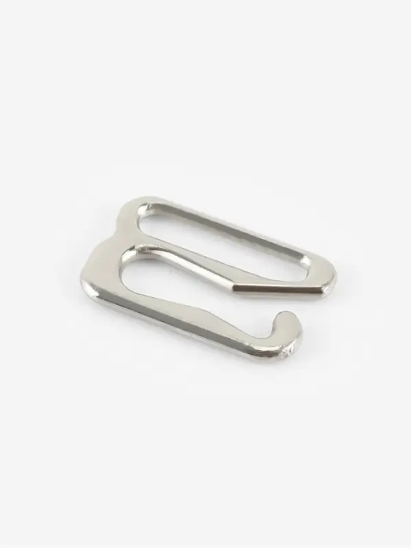 Крючок для бретелей, металлический, 10 мм, 20 шт., цвет серебряный Крючок для бретелей, металлический, 10 мм, 20 шт., цвет серебряный