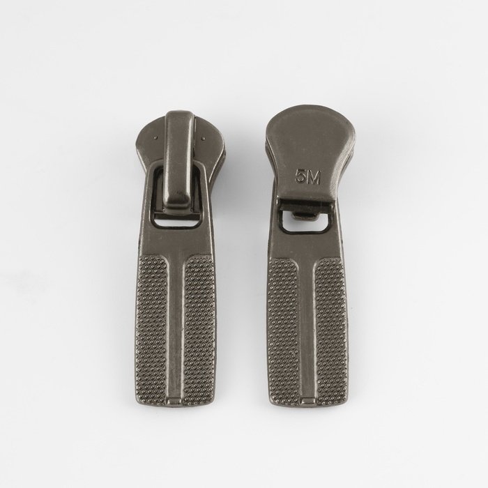 Бегунок автоматический для металлической молнии, №5, 10 шт, цвет чёрный никель Бегунок автоматический для металлической молнии, №5, 10 шт, цвет чёрный никель