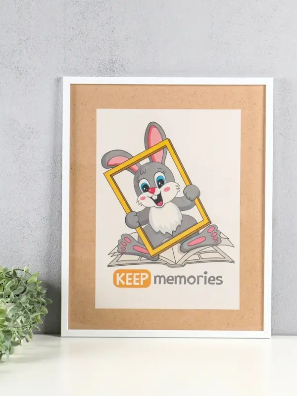 Фоторамка пластик  Фоторамка пластик "Премиум" 40х50 см, белый