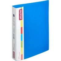 Папка на 2-х кольцах пласт. 35/42мм А4 ATTACHE F502/07 синяя Ро
