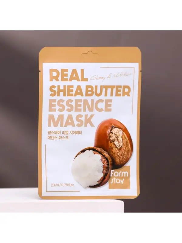 Тканевая маска для лица FarmStay с маслом ши