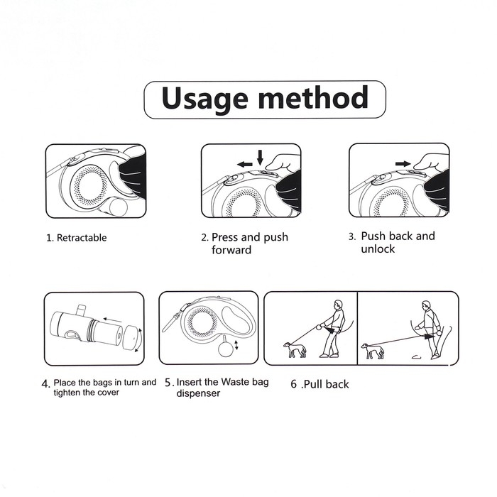 Рулетка Пижон Premium со светодиодным фонариком, контейнером под пакеты, лента 5 м, до 30 кг Рулетка Пижон Premium со светодиодным фонариком, контейнером под пакеты, лента 5 м, до 30 кг